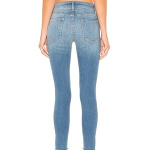 Frame Le High Skinny Crop Denim Women's Light Blue Jeans